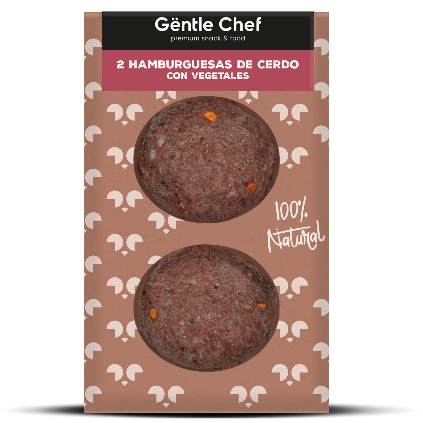 Hamburguesas de cerdo con vegetales