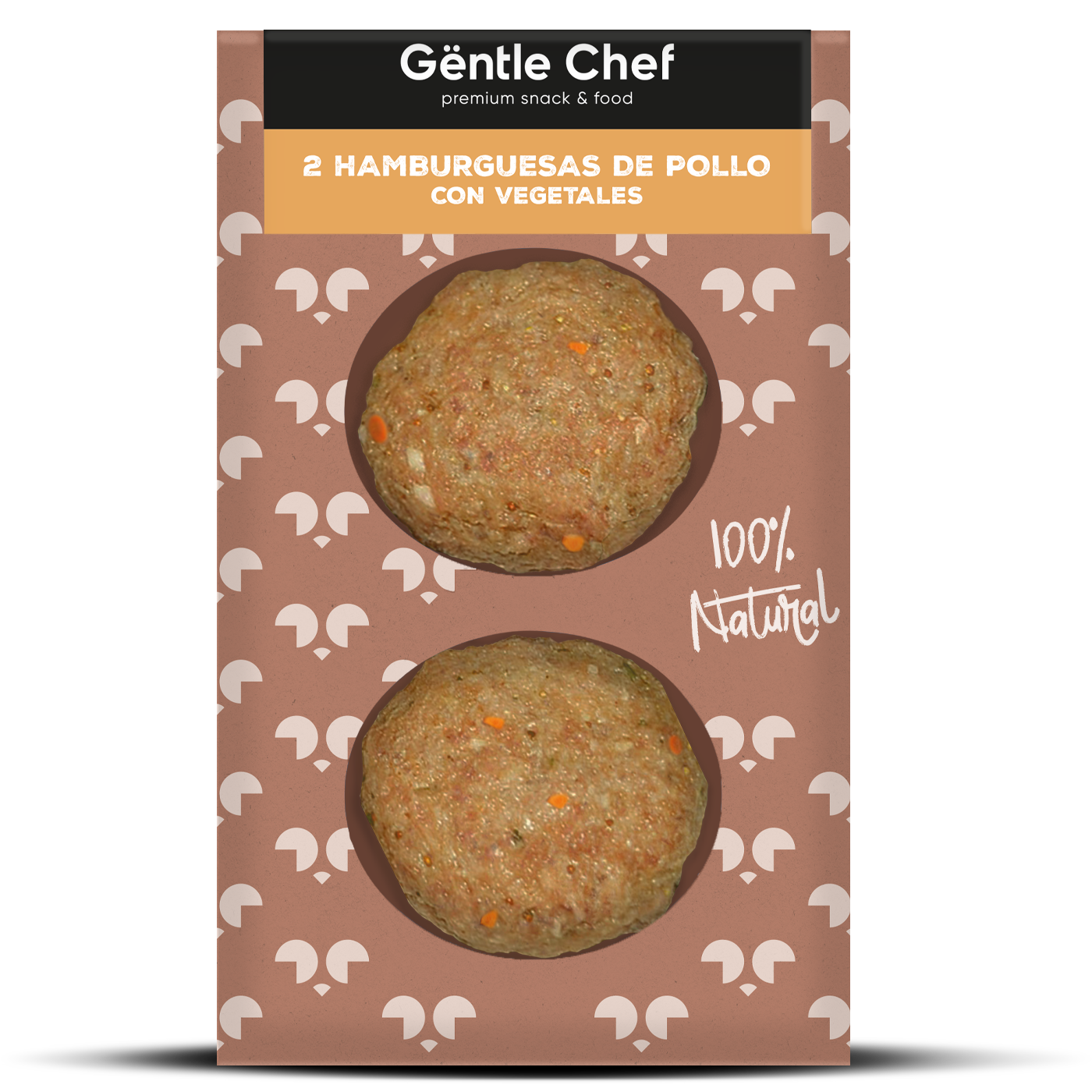 Hamburguesas de pollo con vegetales